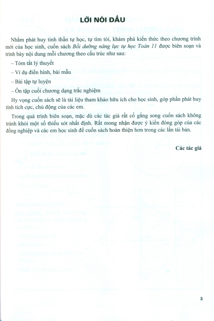 BỒI DƯỠNG NĂNG LỰC TỰ HỌC TOÁN LỚP 11 (Biên soạn theo chương trình GDPT mới)